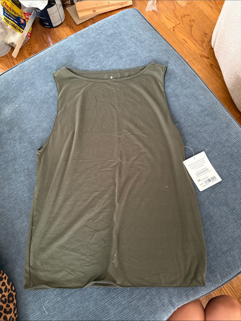 Athleta Olive Green Tank Top